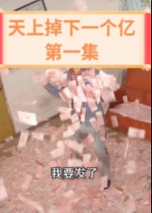 天上掉下一个亿海报