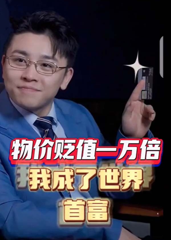 物价贬值一万倍我成了世界首富海报