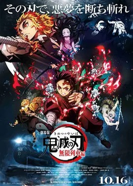 鬼灭之刃 剧场版 无限列车篇海报