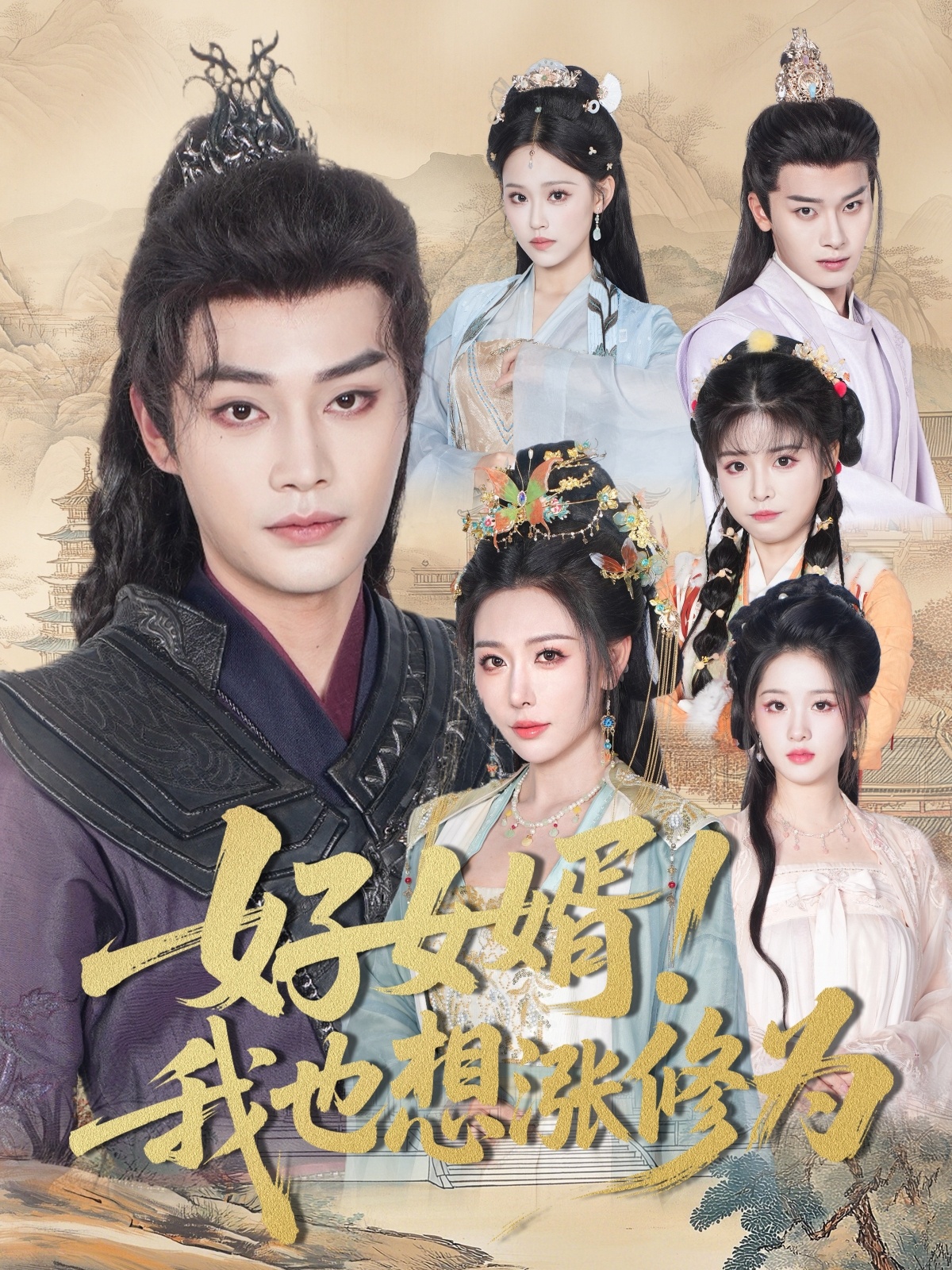 好女婿我也想涨修为-古代穿越海报