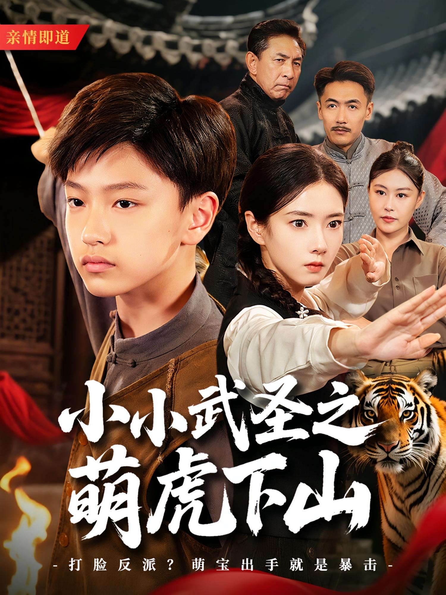 小小武圣之萌虎下山-现代穿越海报