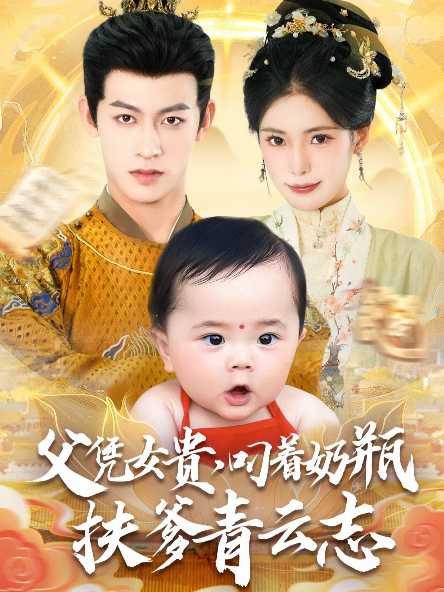 父凭女贵叼着奶瓶扶爹青云志-古代穿越海报