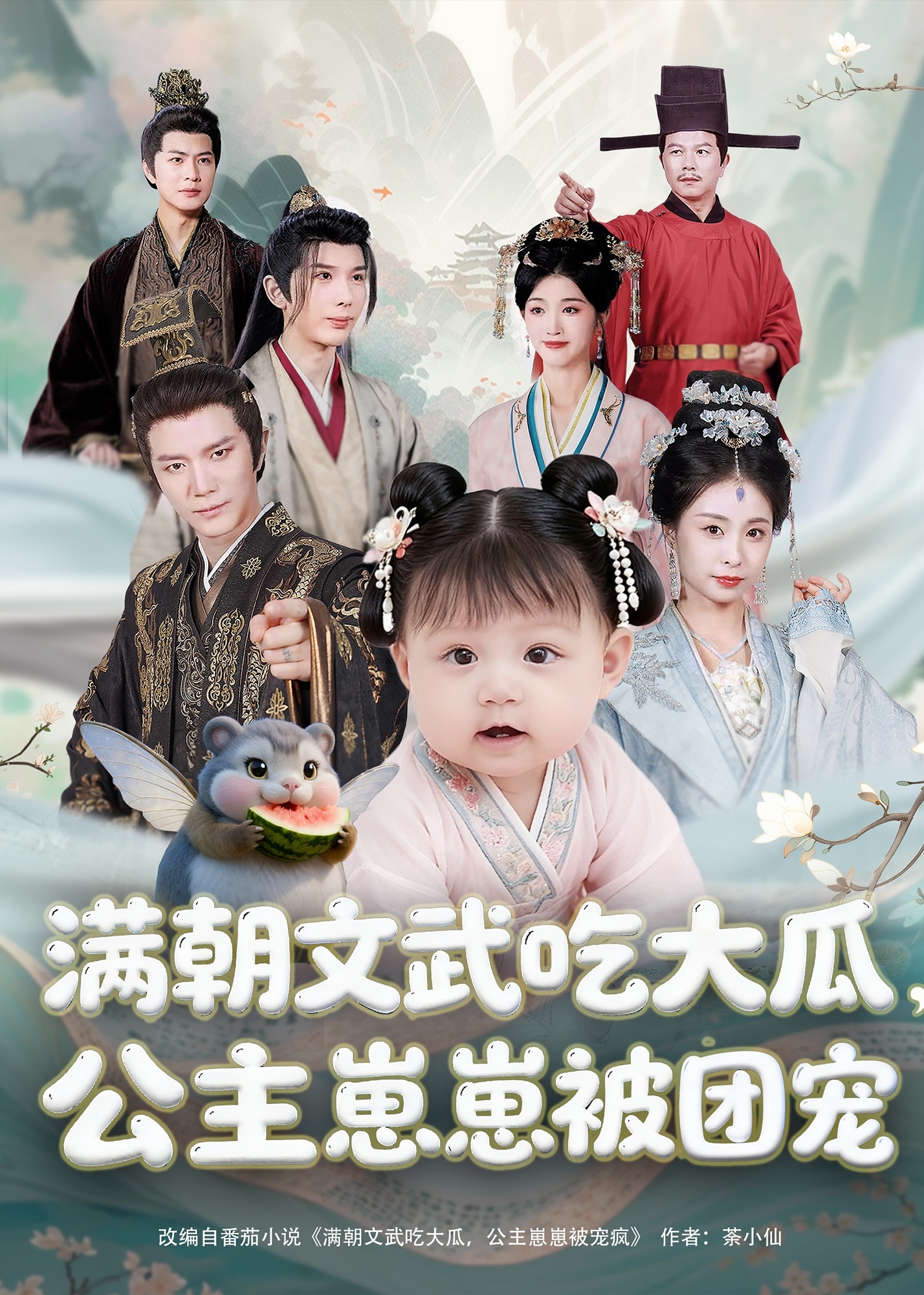 满朝文武吃大瓜公主崽崽被团宠-奇幻萌宝海报