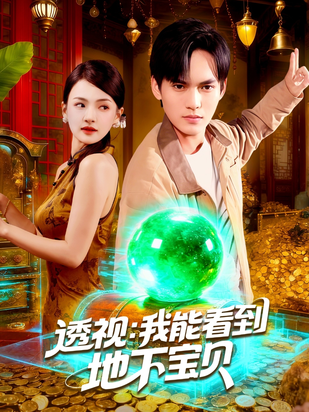 透视我能看到地下宝贝-异能系统海报