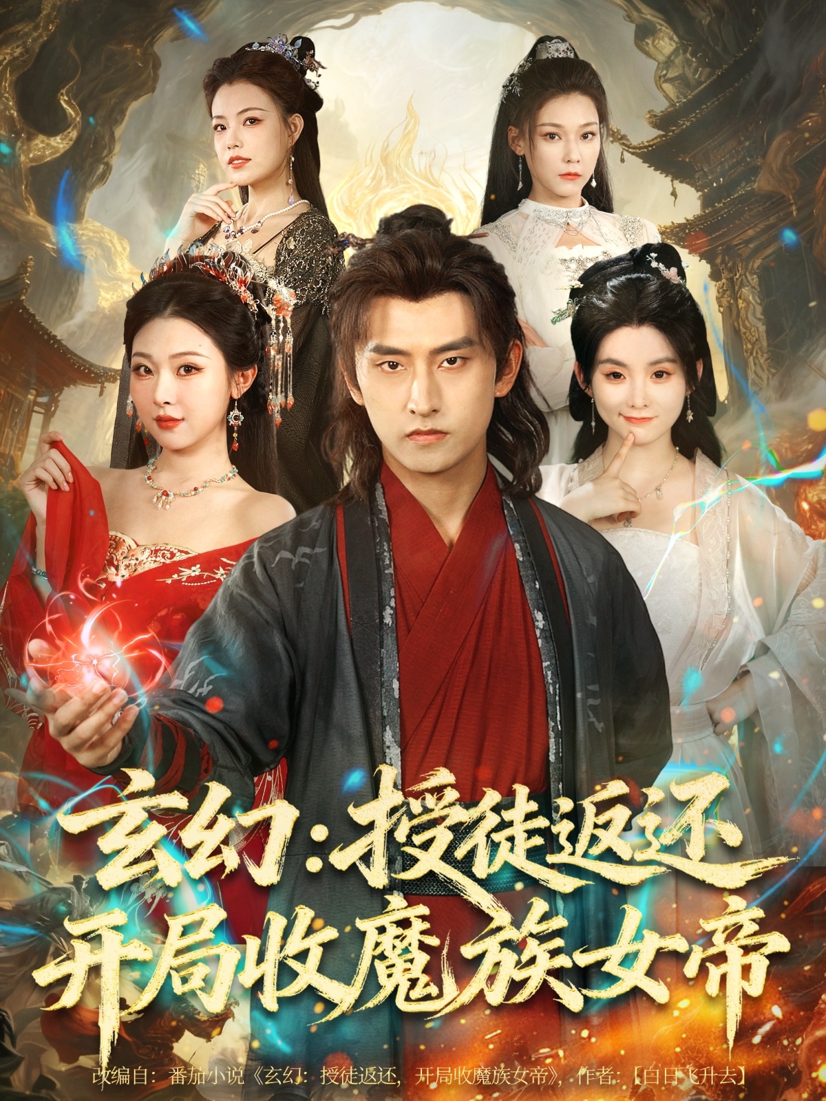 玄幻授徒返还开局收魔族女帝-异能系统海报