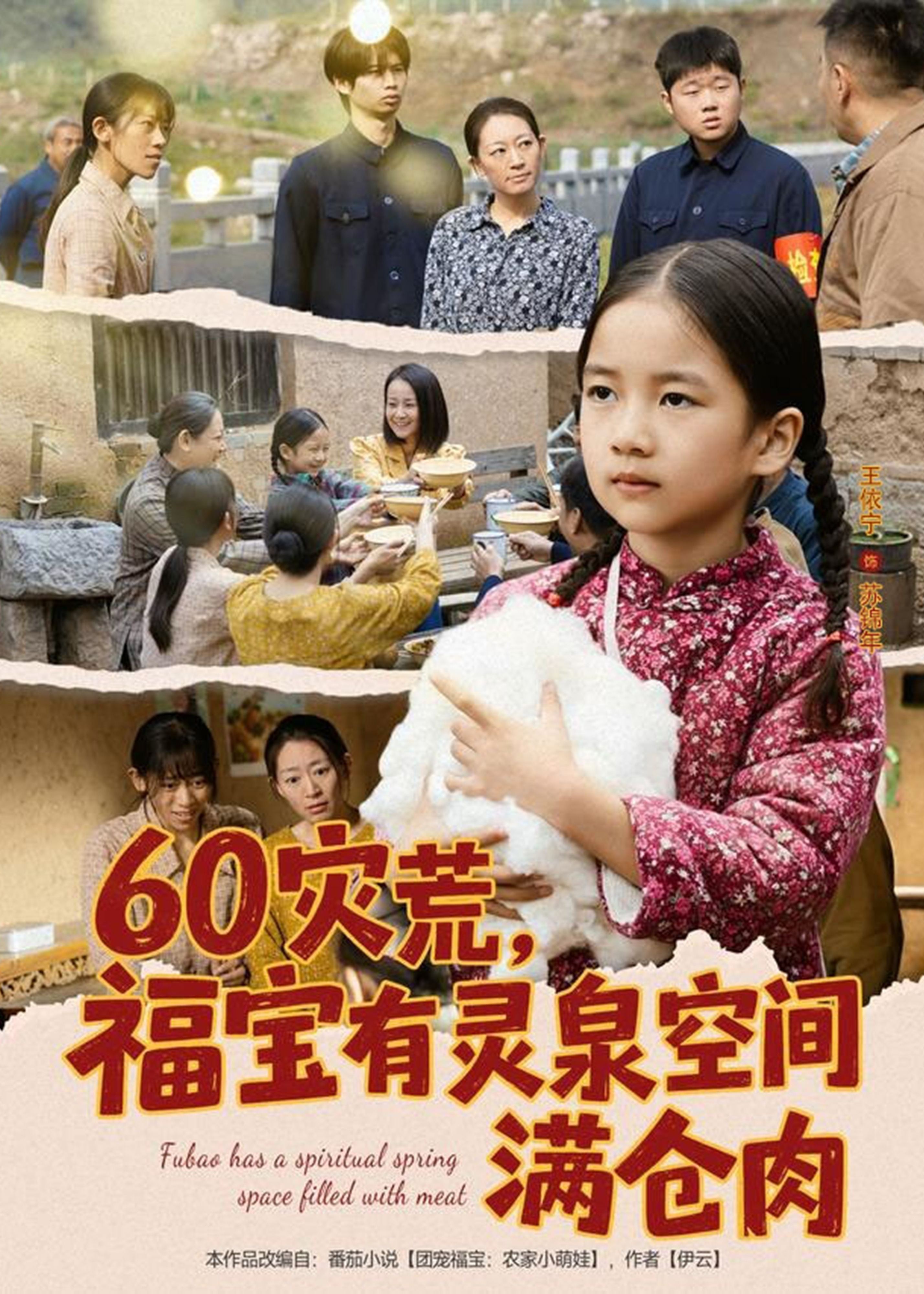 60灾荒福宝有灵泉空间满仓肉-重生穿越海报