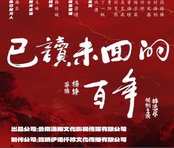 已读未回的百年海报