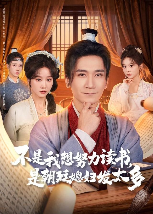 不是我想努力读书是朝廷发媳妇太多-古风日常海报