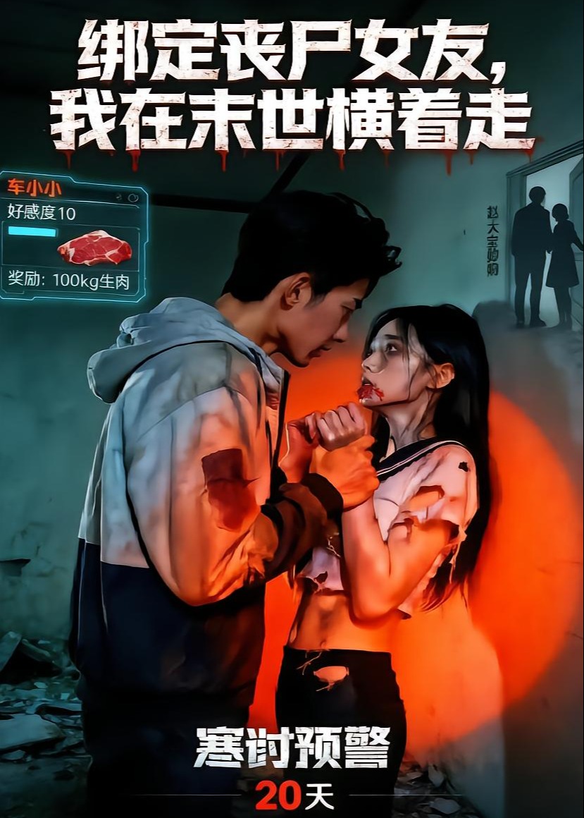 绑定丧尸女友我在末世横着走-惊悚悬疑海报