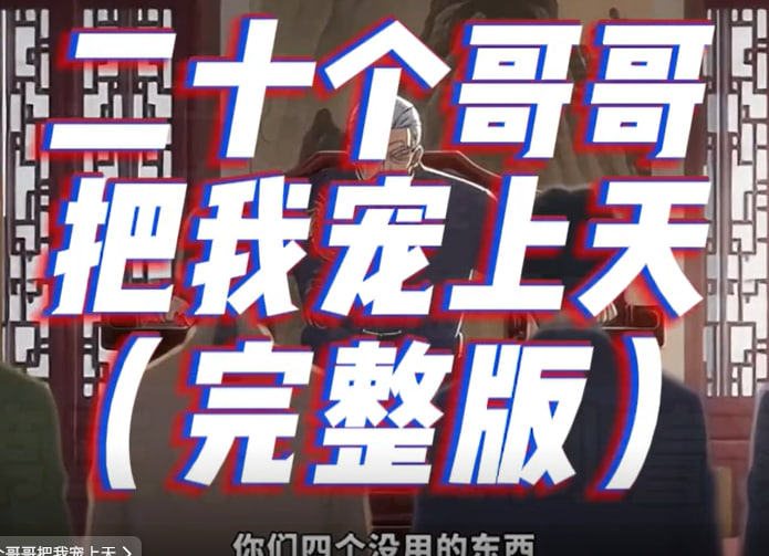 二十个哥哥把我宠上天-动漫海报