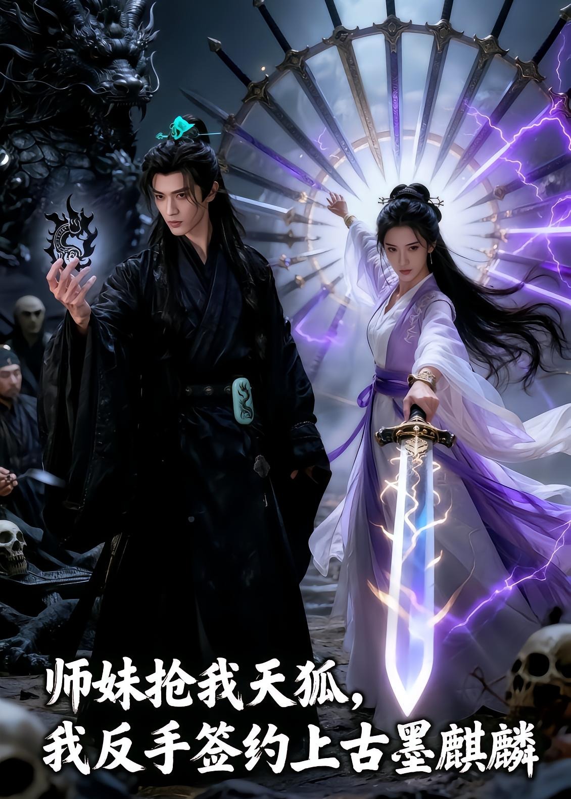 师妹抢我天狐我反手签约上古墨麒麟-奇幻仙侠