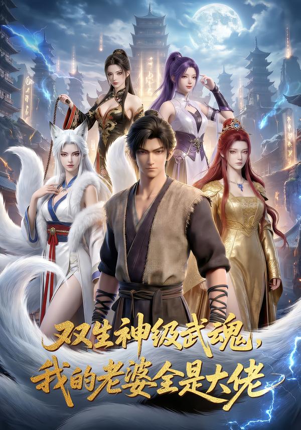 双生神级武魂我的老婆全是大佬-动漫合集海报