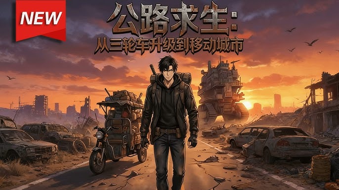 公路求生从三轮车升级到移动城市-动漫合集海报