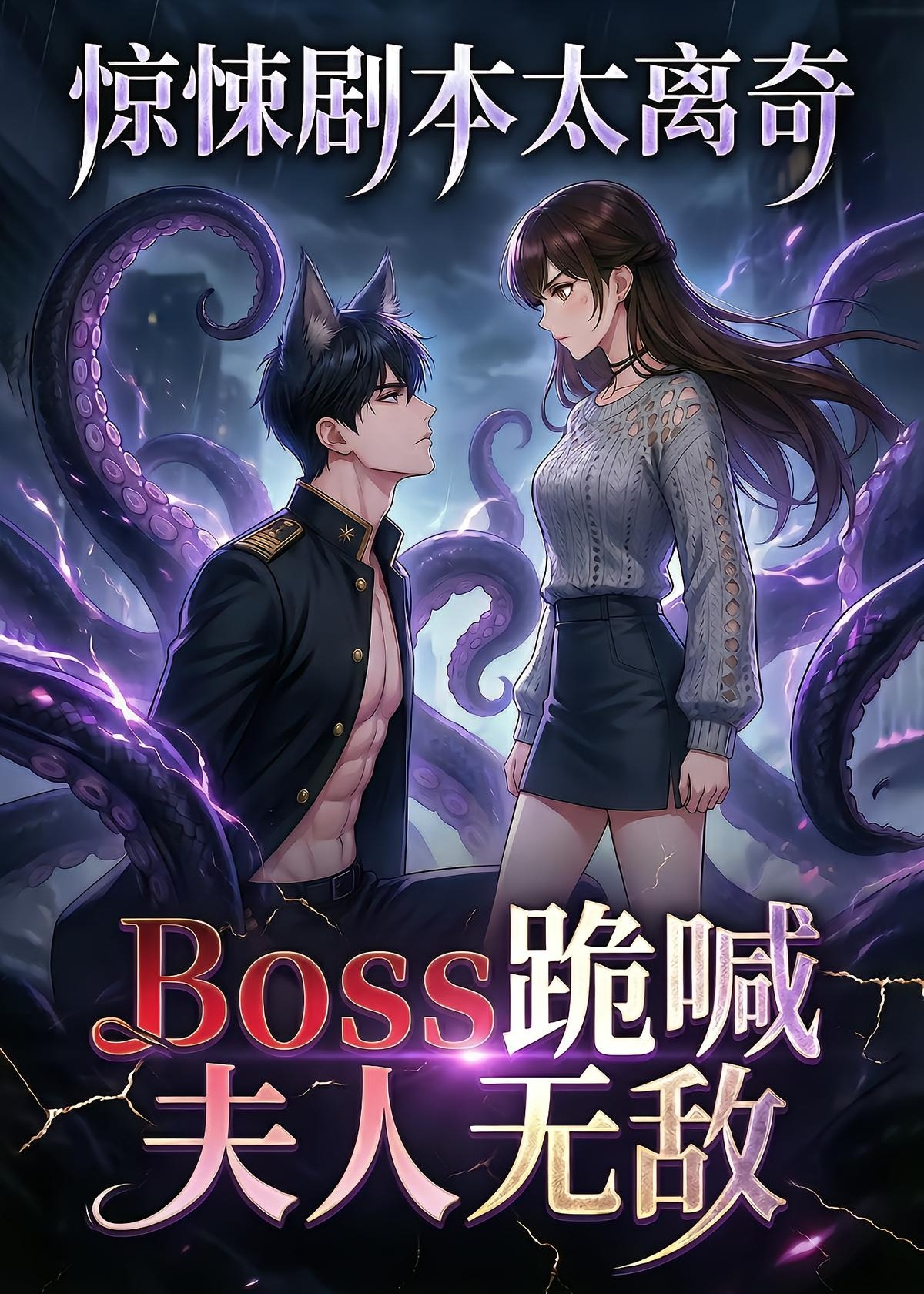 惊悚副本太离奇BOSS跪喊夫人无敌-动漫合集海报