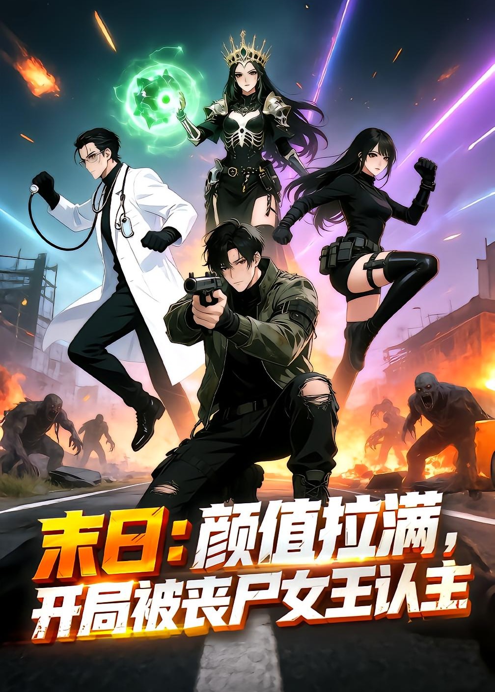 末日颜值拉满开局被丧尸女王认主-动漫合集海报