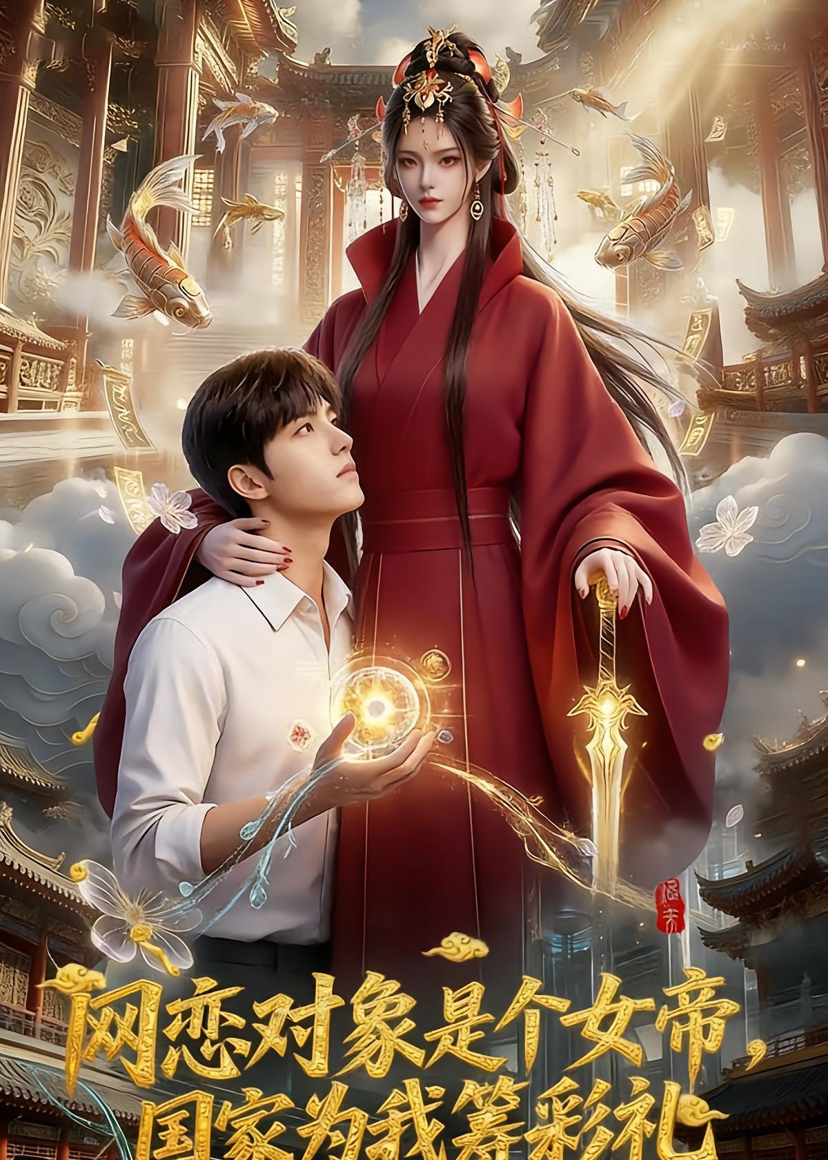 网恋对象是个女帝国家为我筹彩礼-动漫合集海报