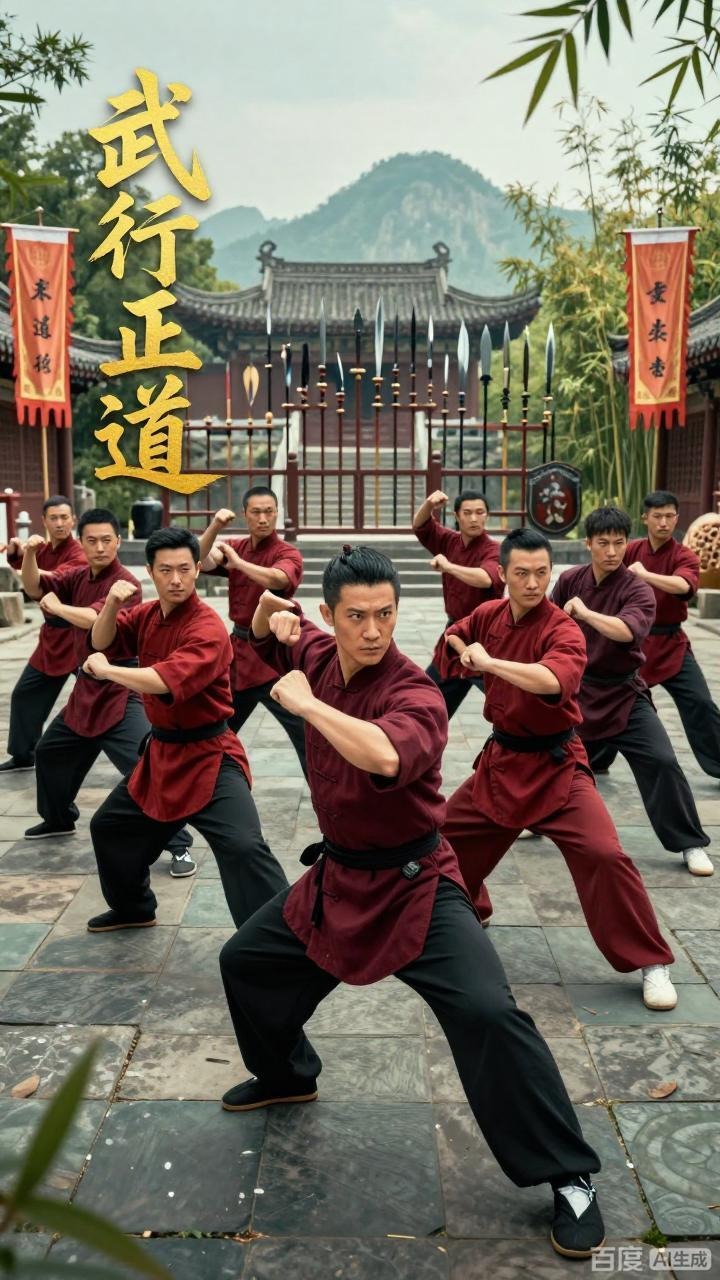 以武行正道-脑洞武侠海报