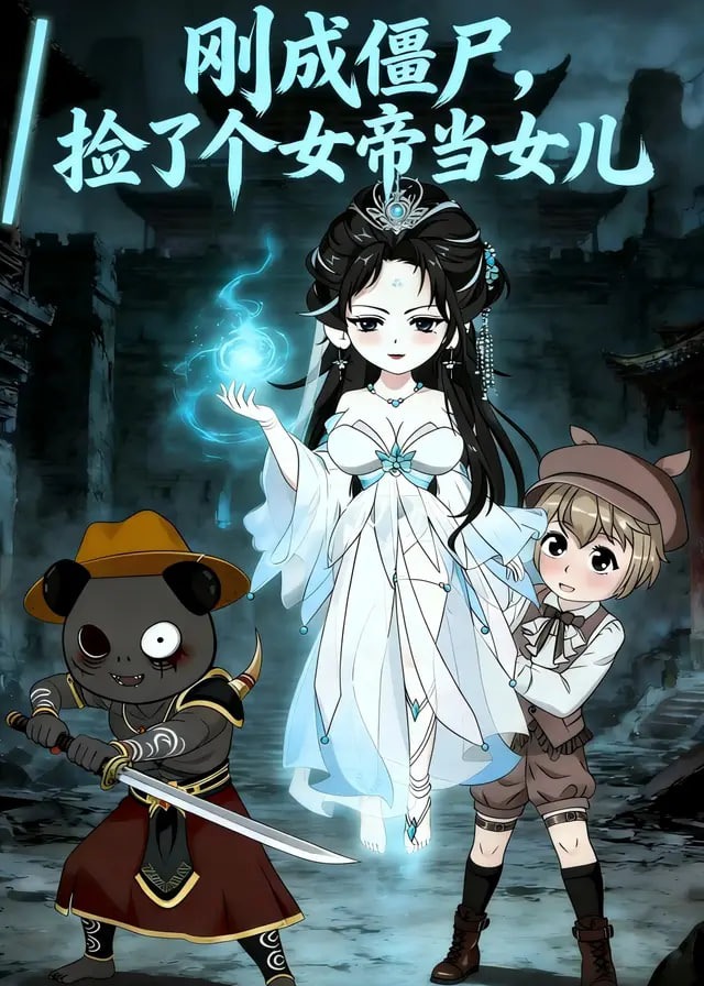 刚成僵尸捡了个女帝当女儿-动漫合集海报