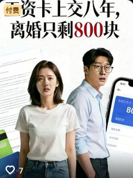 工资卡上交8年离婚只剩800块-动漫合集海报