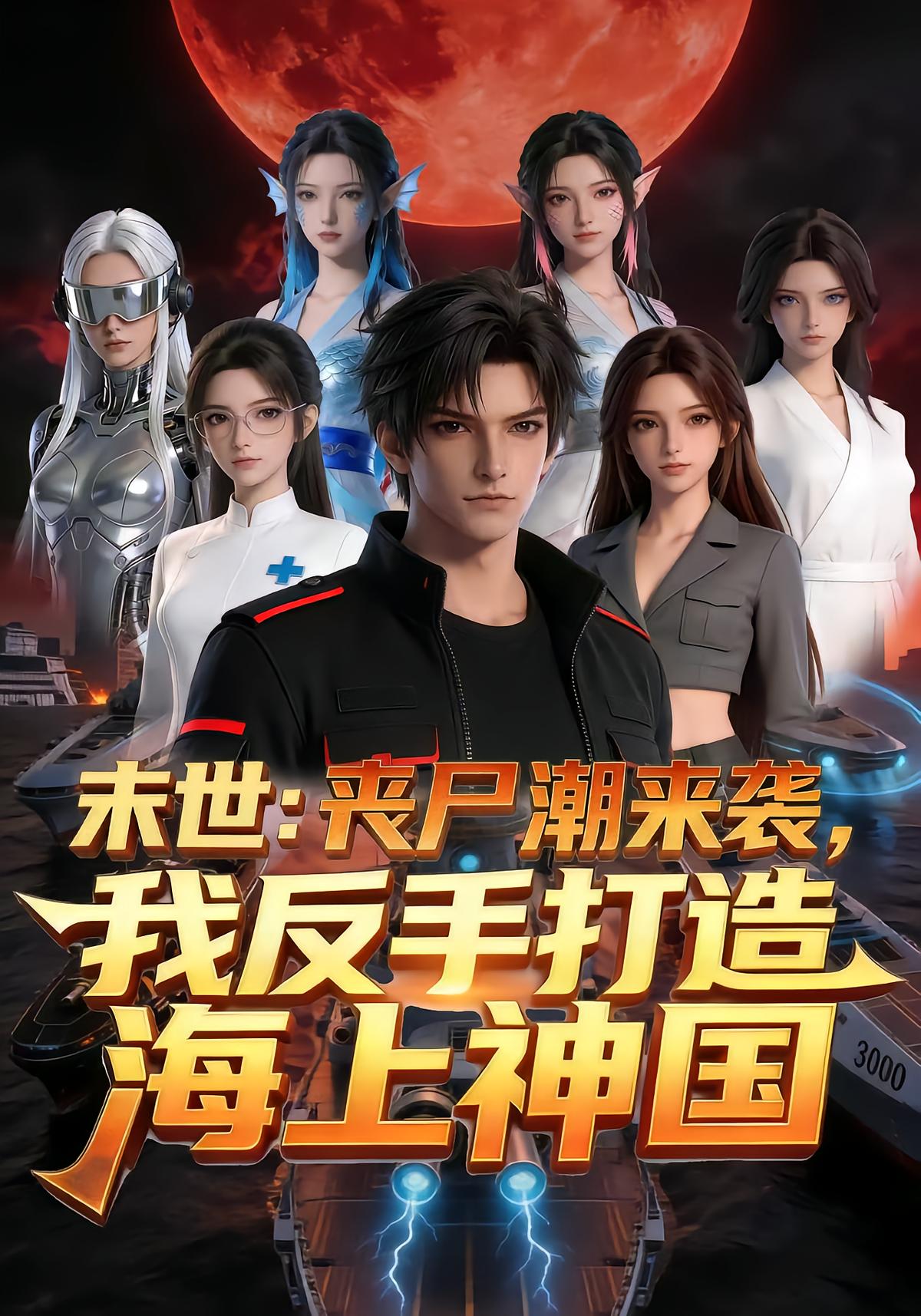末世丧尸潮来袭我反手打造海上神国-动漫合集海报