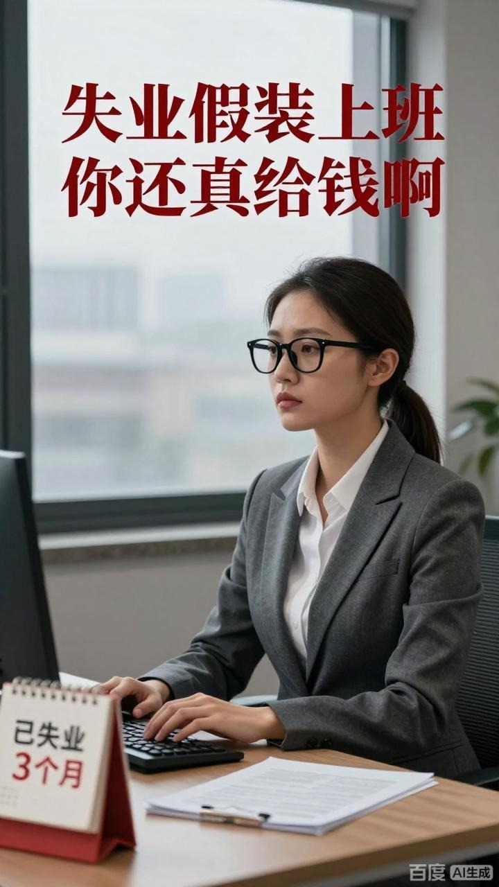 失业假装上班你还真给钱啊-现代脑洞