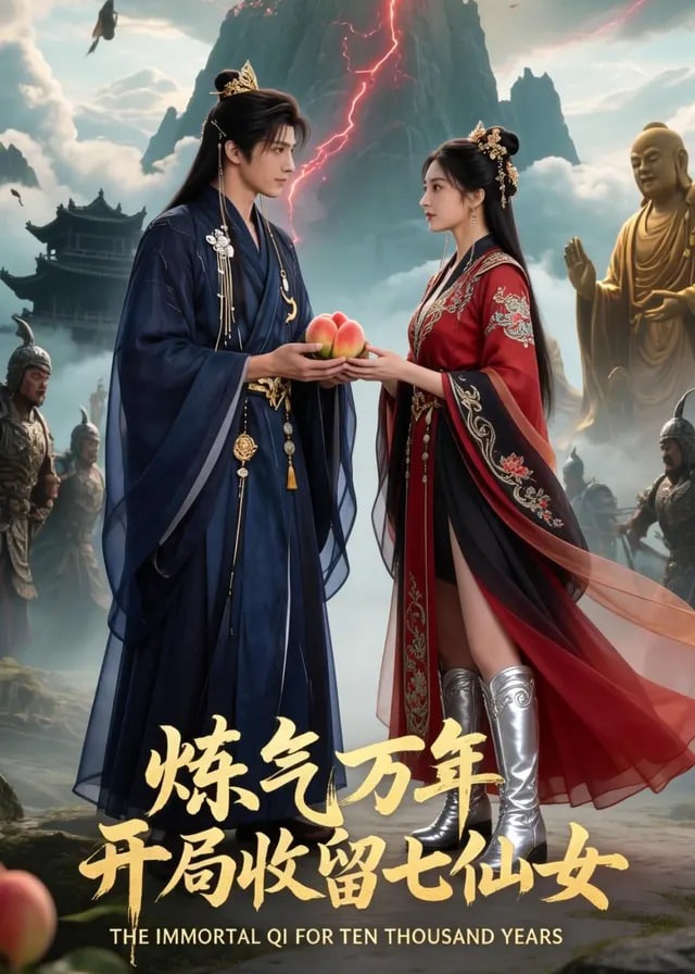 炼气万年开局收留七仙女-动漫合集海报