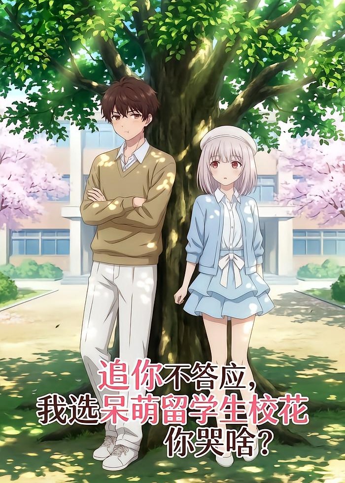 追你不答应我选呆萌留学生校花你哭啥-动漫合集海报