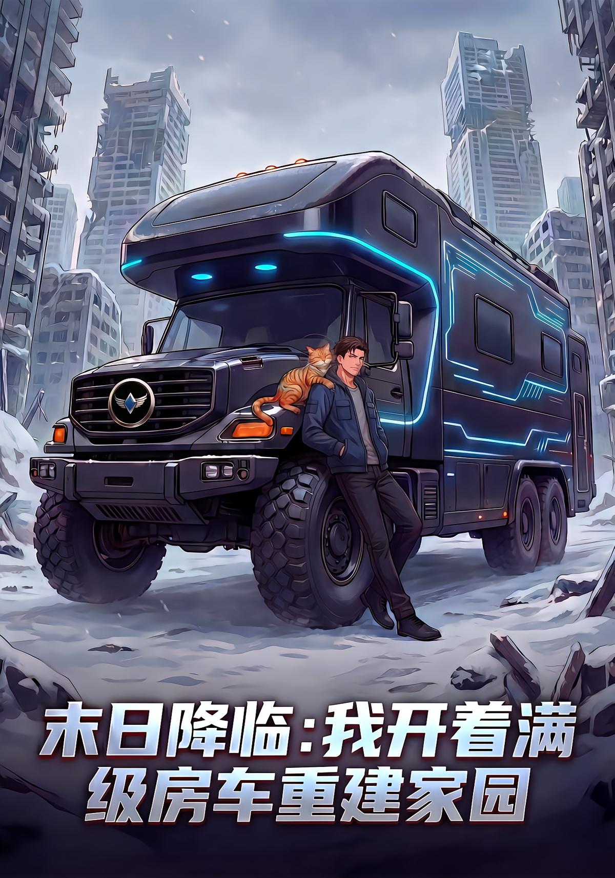 末日降临我开着满级房车重建家园-动漫合集海报