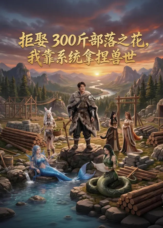 拒娶 300 斤部落之花我靠系统拿捏兽世-动漫合集海报
