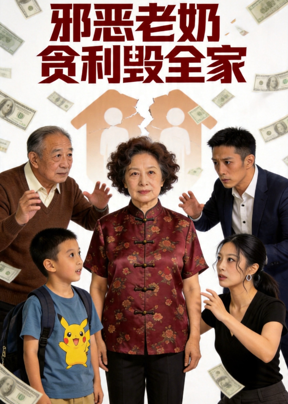 邪恶老奶贪利毁全家-动漫合集海报
