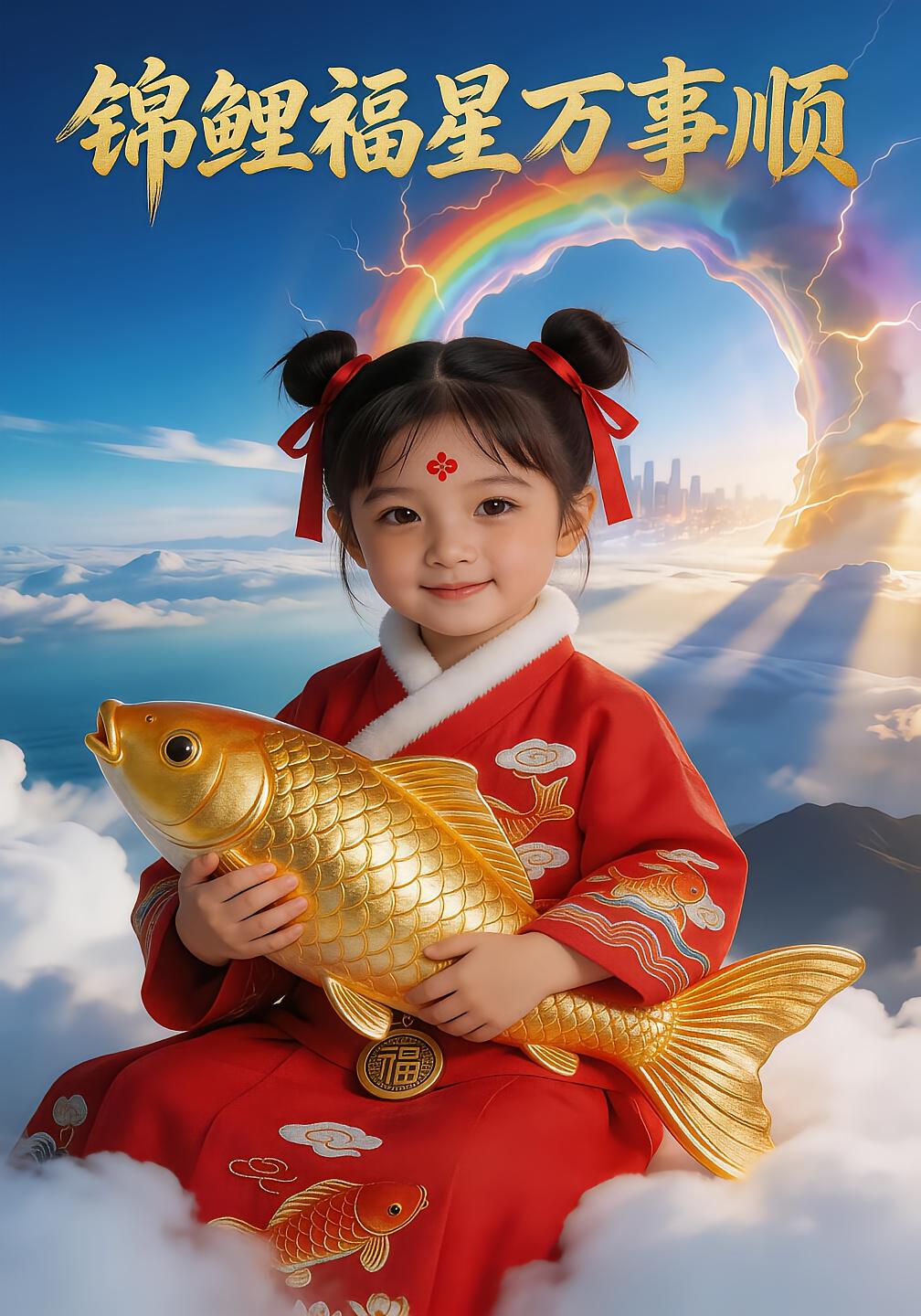 锦鲤福星万事顺-动漫合集海报