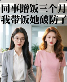 同事蹭饭三个月我带饭她破防了-动漫合集海报