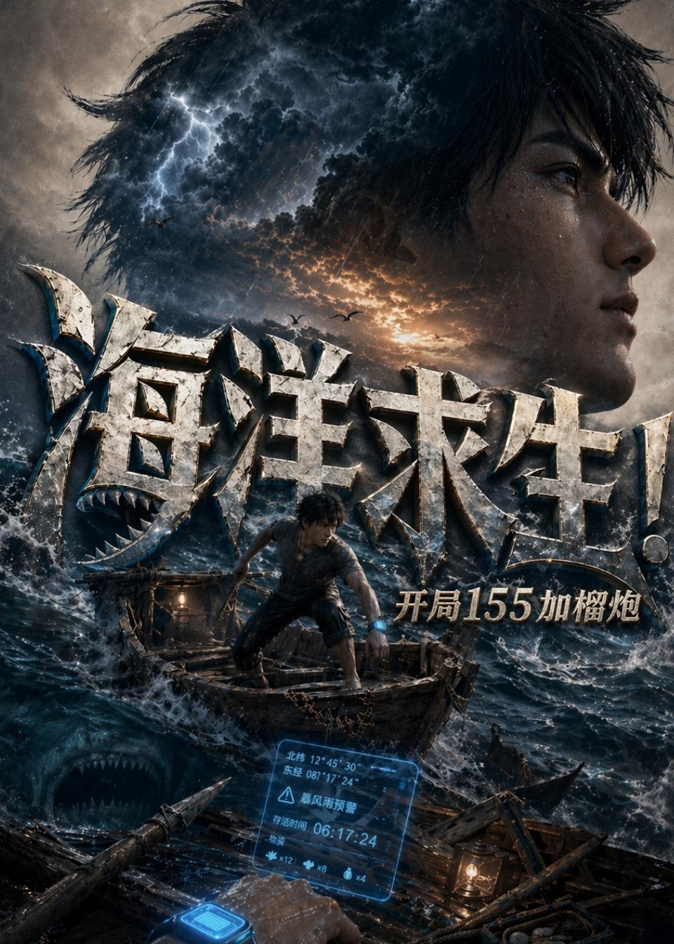 海洋求生开局155加榴炮-动漫合集海报
