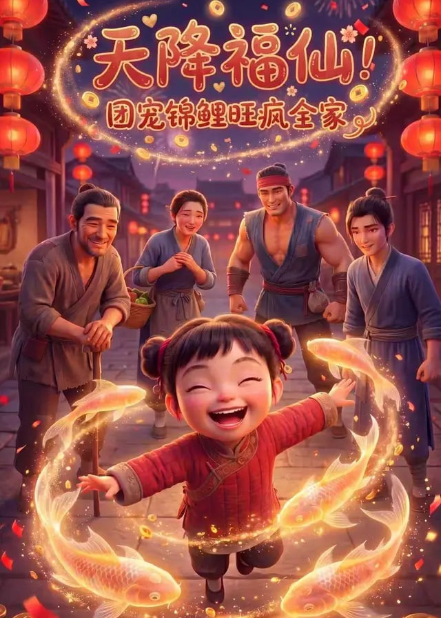 天降福仙团宠锦鲤旺疯全家-动漫合集