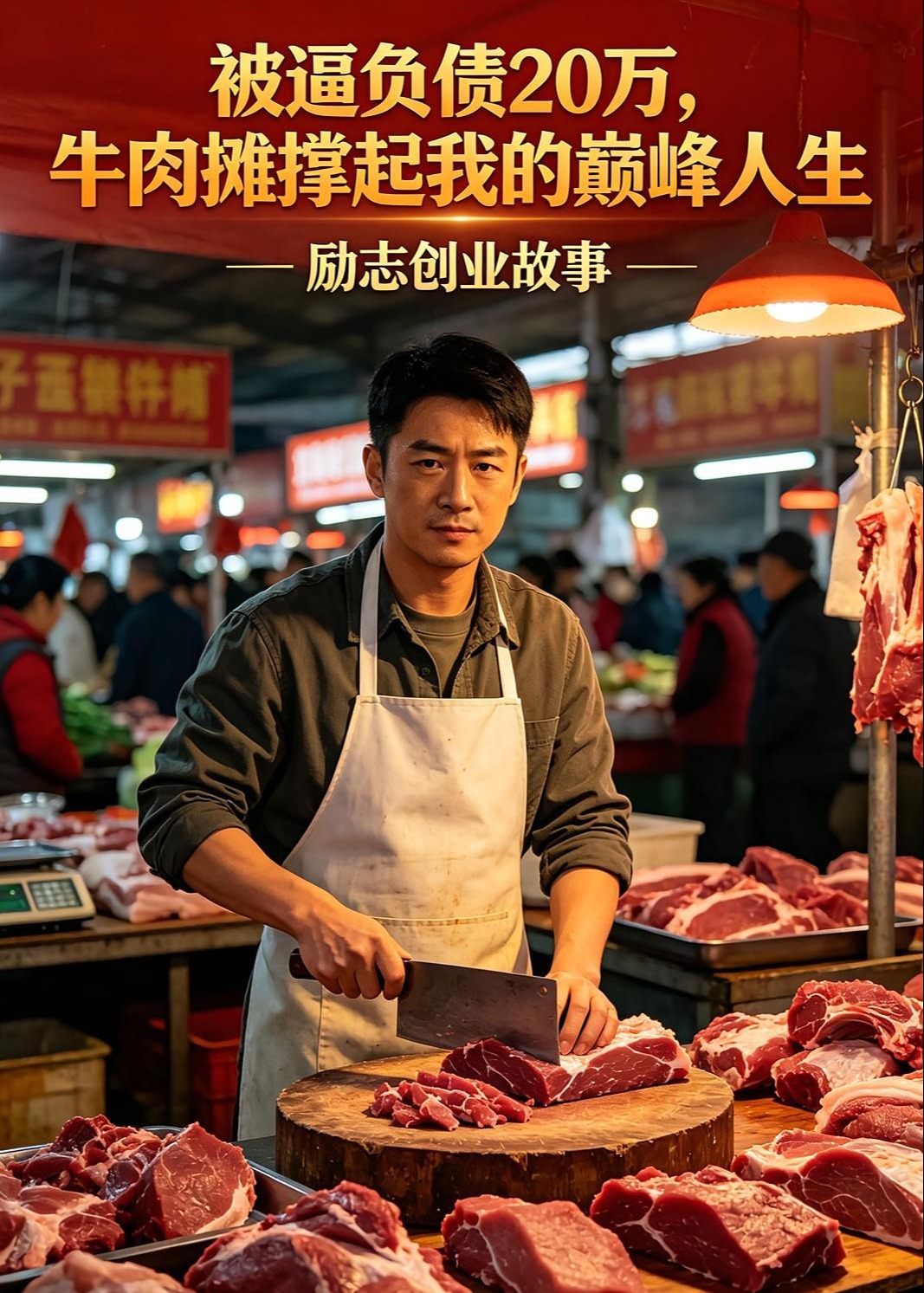被逼负债20万牛肉摊撑起我的巅峰人生-动漫合集海报