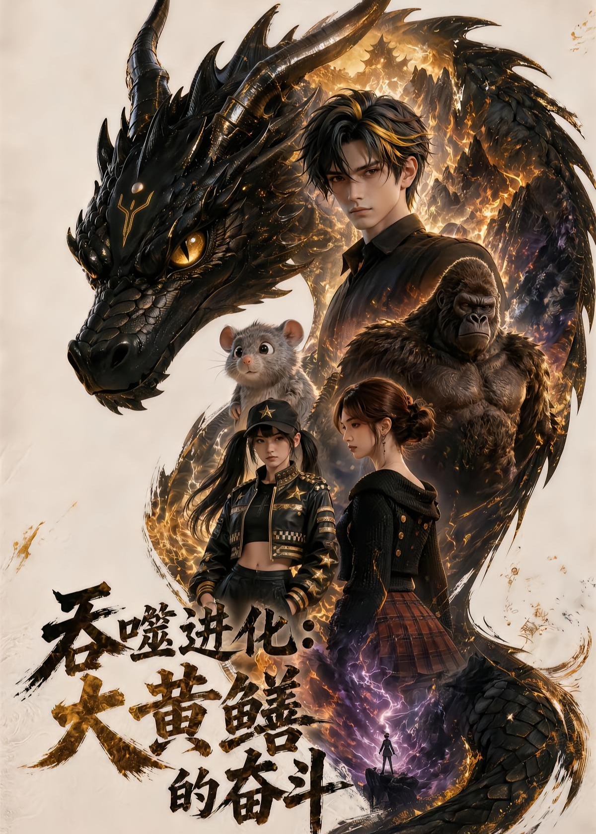 吞噬进化大黄鳝的奋斗-动漫合集海报