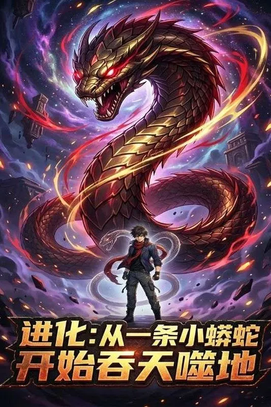 进化从一条小蟒蛇开始吞天噬地-动漫合集海报