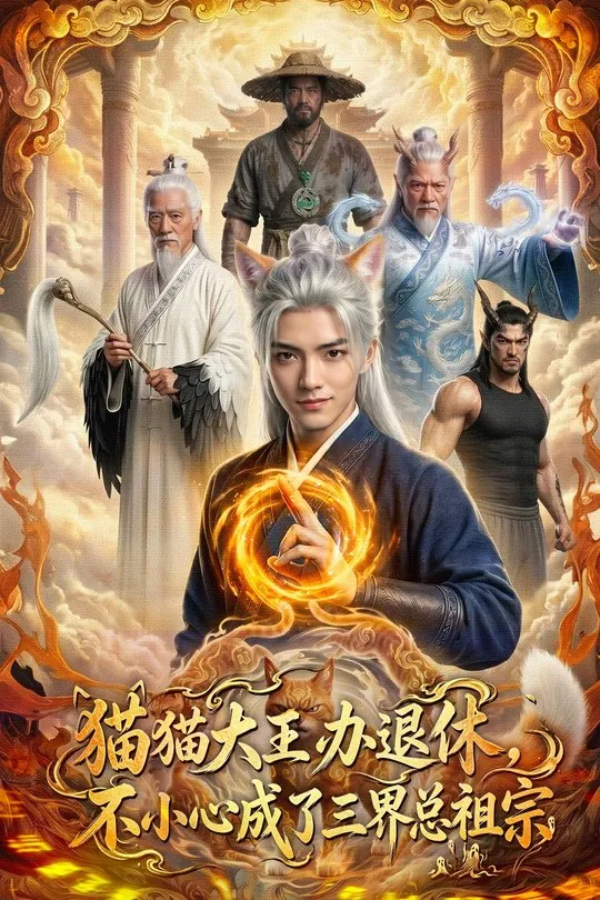 猫猫大王办退休不小心成了三界总祖宗-动漫合集海报