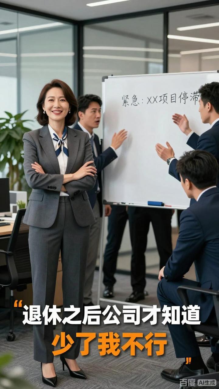 退休之后公司才知道少了我不行-动漫合集海报