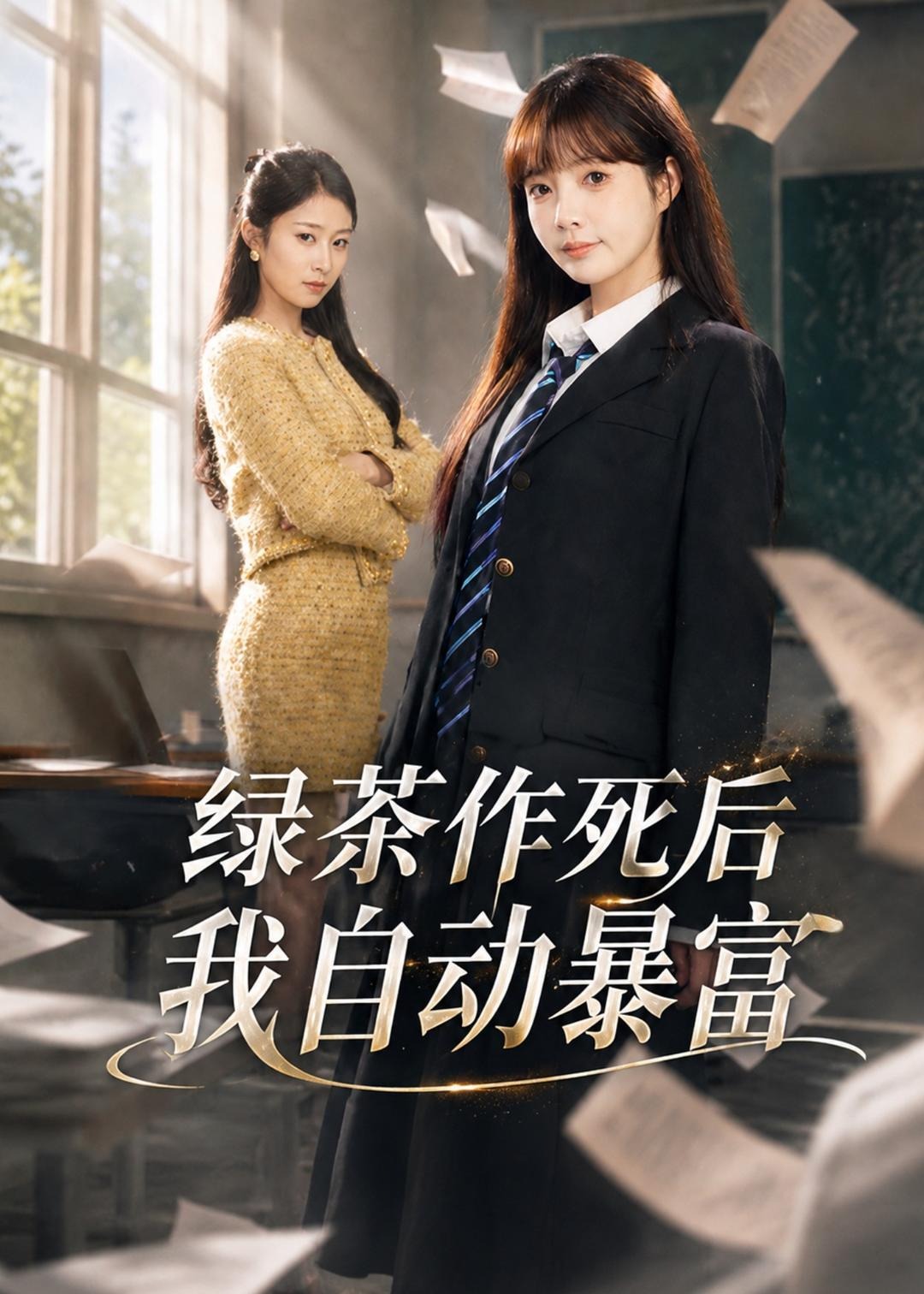 绿茶作死后我自动暴富-都市日常海报