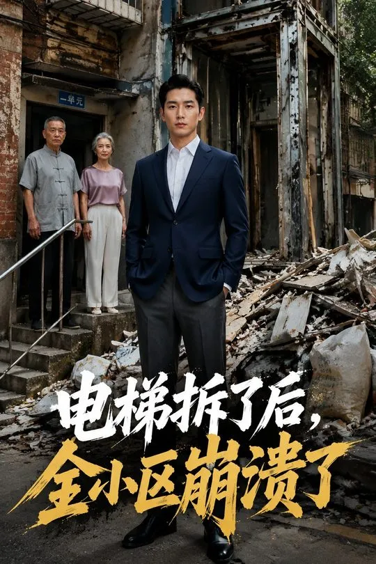 电梯拆了后全小区崩溃了-动漫合集海报