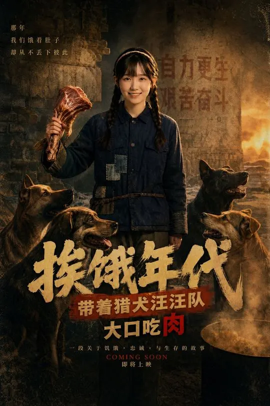 挨饿年代带着猎犬汪汪队大口吃肉-动漫合集海报
