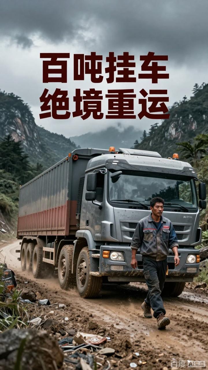 百吨挂车绝境重运-动漫合集