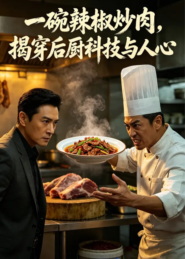 一碗辣椒炒肉揭穿后厨科技与人心-动漫合集