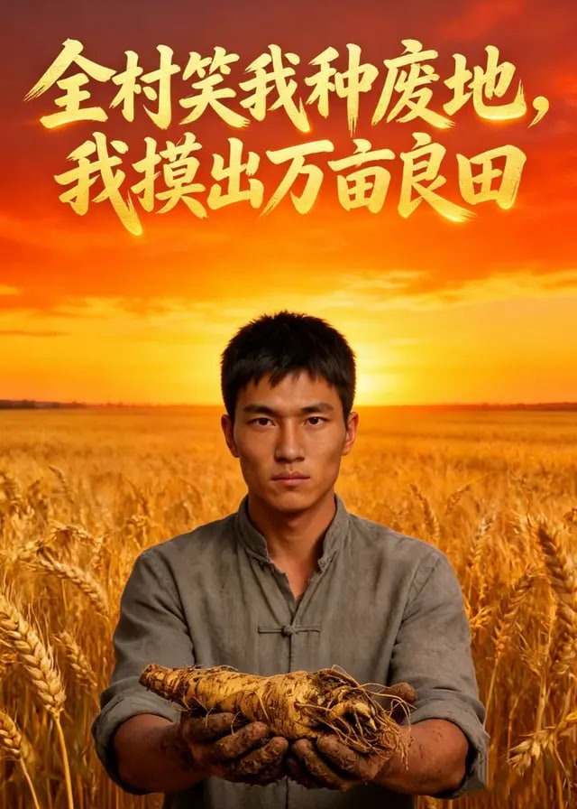 全村笑我种废地我摸出万亩良田-动漫合集海报
