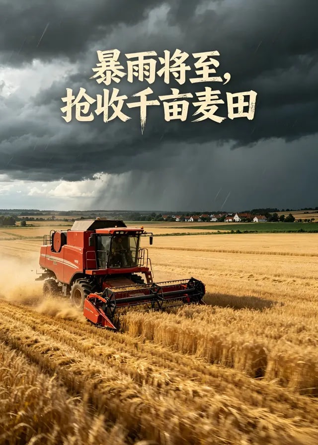 暴雨将至抢收千亩麦田-动漫合集海报