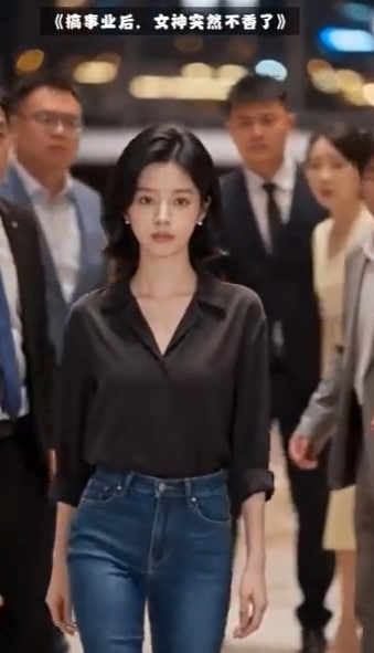 搞事业后女神突然不香了-女性成长海报
