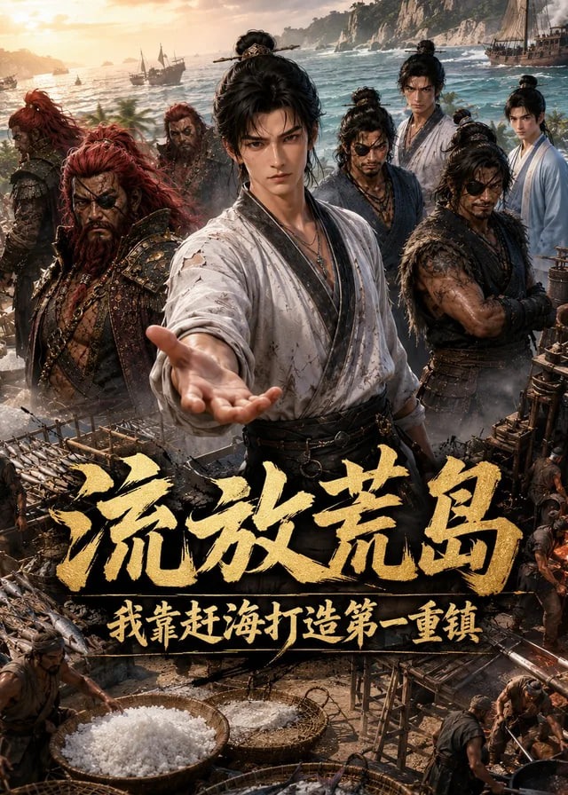 流放荒岛我靠赶海打造第一重镇-动漫合集海报
