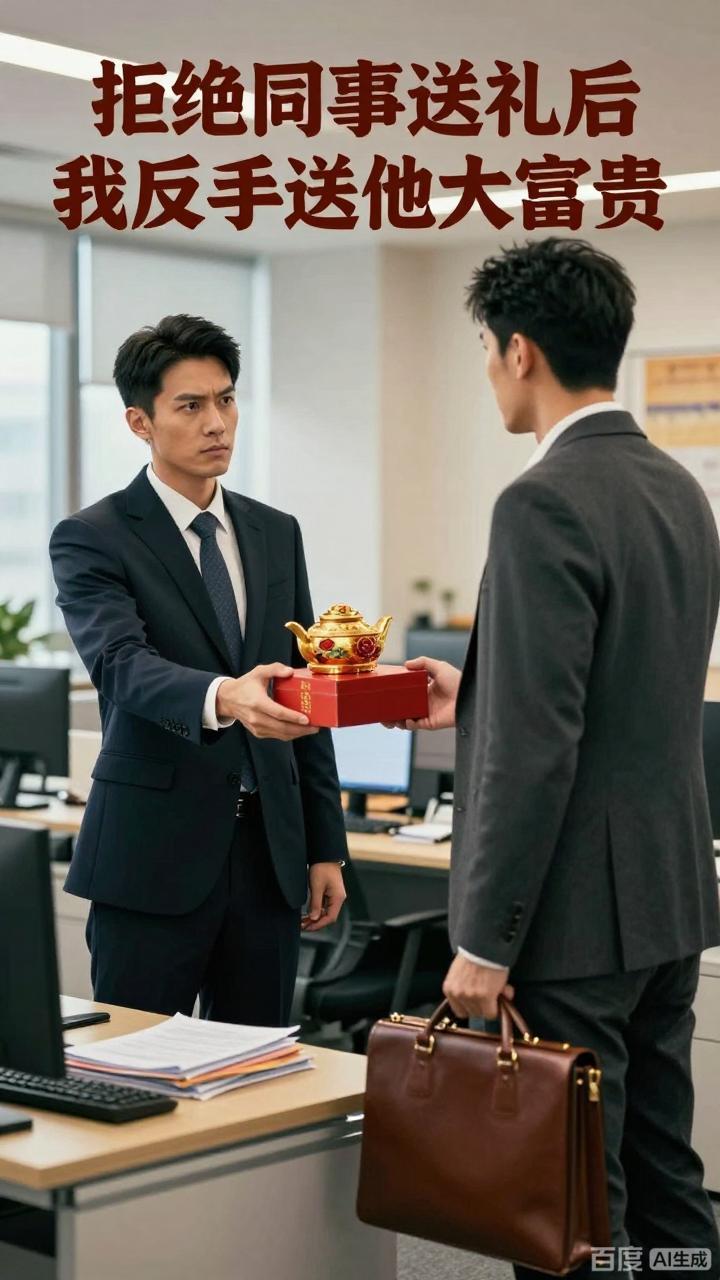 拒绝同事送礼后我反手送他大富贵-动漫合集海报
