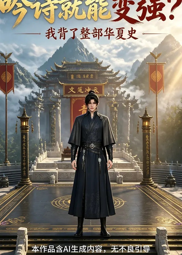 吟诗就能变强我背了整部华夏史-动漫合集